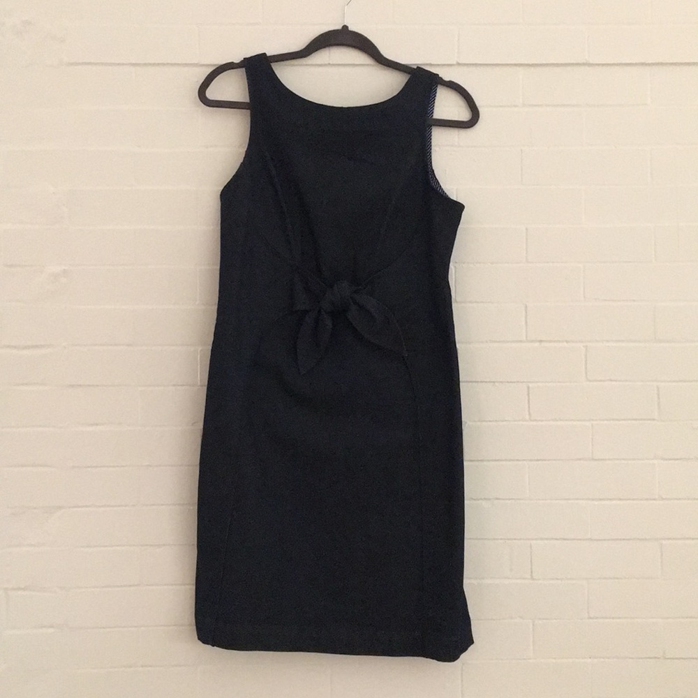 Anthropologie Holding Horses ribboned denim dress